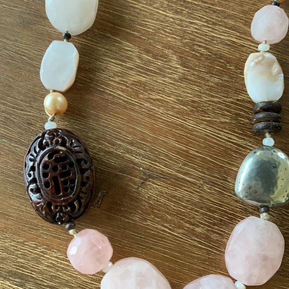 Silpada rose Quartz necklace - Picture 2 of 3